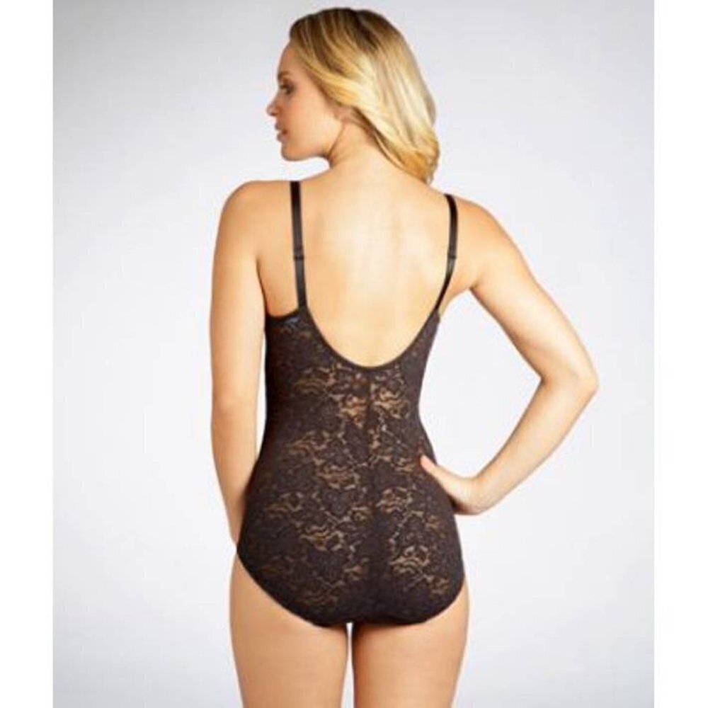 Bali Lace N Smooth BodyBriefer (8L10) Black 36B NWT - Picture 2 of 11